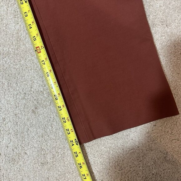 Theory Pants Women’s Size 10 Brown Cropped Wide Leg Culottes - Picture 7 of 11